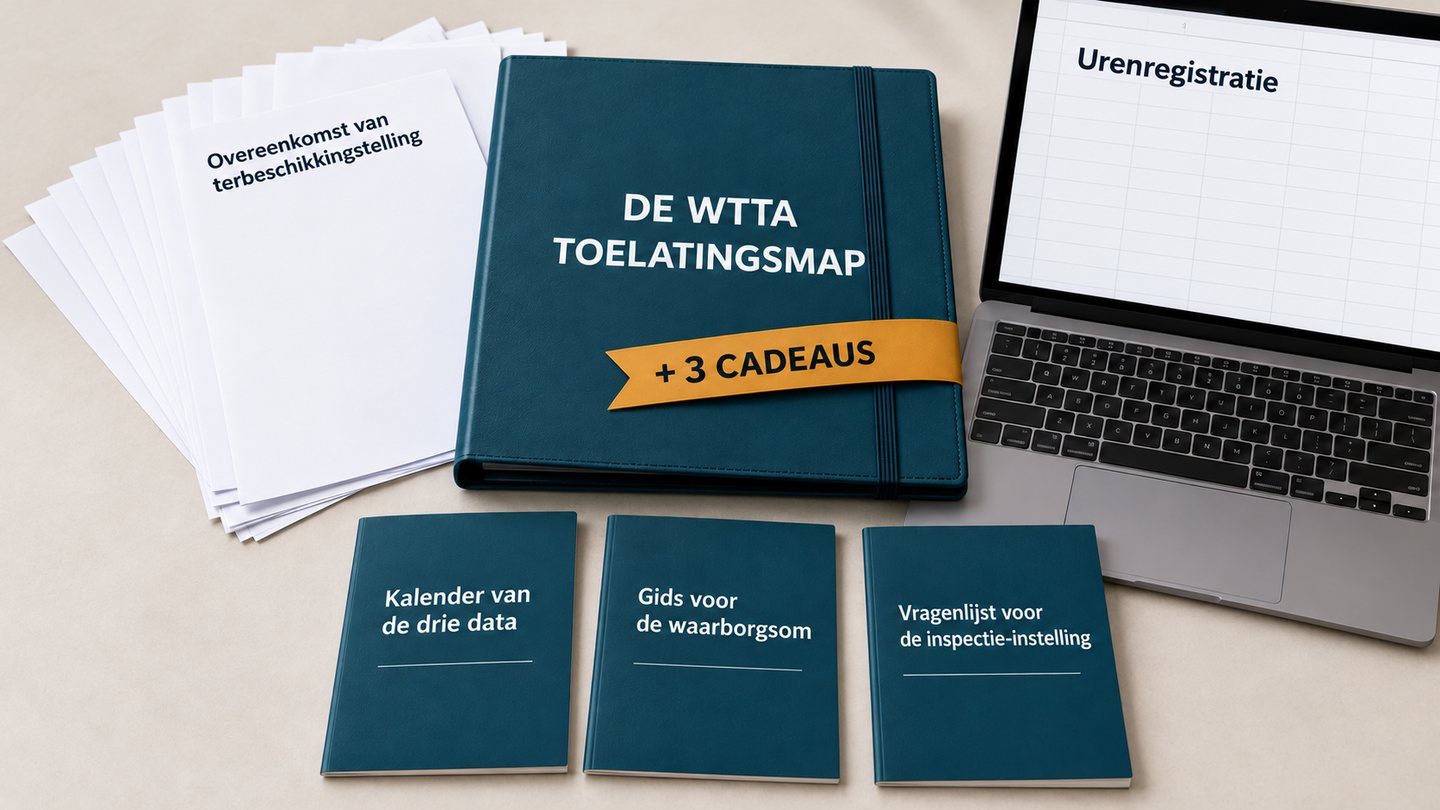 De volledige Wtta Toelatingsmap met documenten, checklist en drie cadeaus