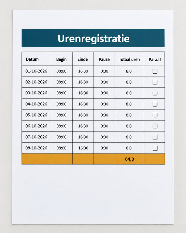 Urenregistratie